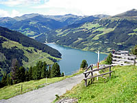 Blick zum Stausee Durlassboden