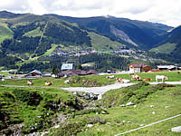 Blick nach Königsleiten