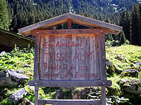 Berghütte Silberleiten in Österreich, Wanderung beim Alpengasthof Finkau, wandern zur Trisslalm 09