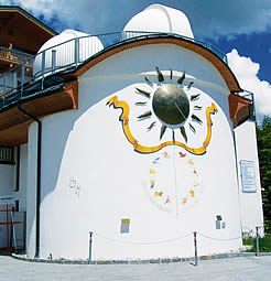 wandern zum Planetarium Königsleiten, höchste Sternwarte in Österreich